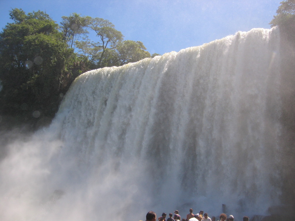 The height of the falls was quite amazing