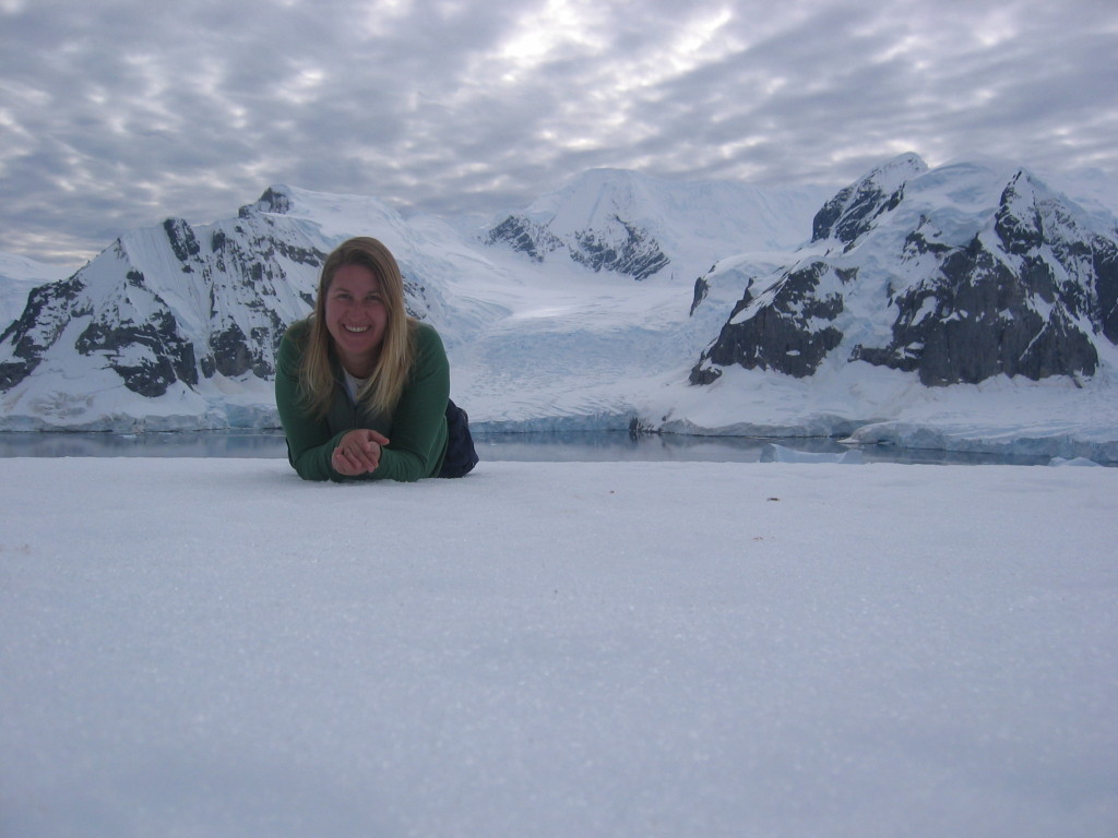 Antartica Day 5 _Laying on top of glacier