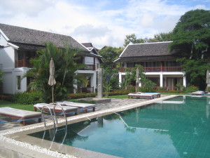 Laos - Vang Vieng Hotel Pool