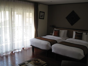Laos - Vientiane Hotel Room