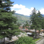 View from Thimphu hotel room