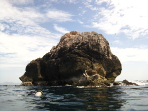 Sail Rock - what you can see above the water