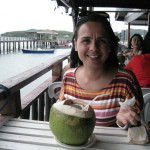 Vanessa was addicted to the coconut drinks