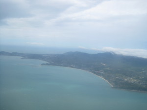 The final picture of Ko Samui as the pilot decided to fly back to Phuket