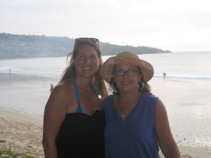 Pat and I at Jimbaran Beach