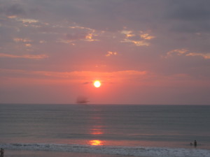 Sunset at Jimbaran Beach