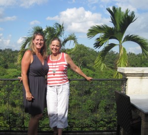Malu and I in Ubud after our shopping expedition