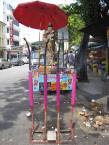 Largest burning incense I saw outside a temple in Penang!