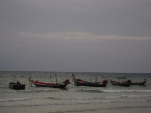 Fishing boats outside Ko Tao