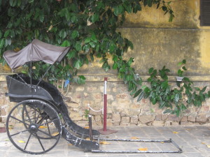 Old Rickshaws in town