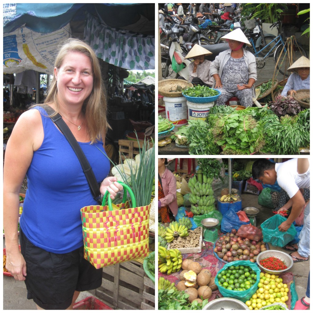 Shopping for the Fruits and Vegetables for the cooking class