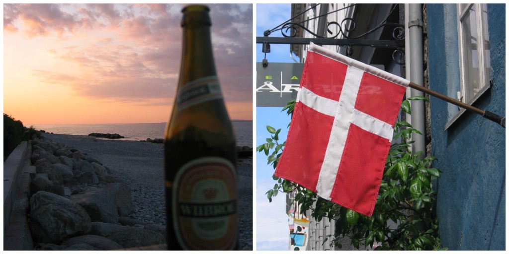 Denmark's Beer and Flag