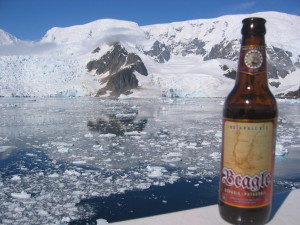Beer in Antarctica (well it's Argentina's beer as Antarctica doesn't have a anywhere to make beer!) 