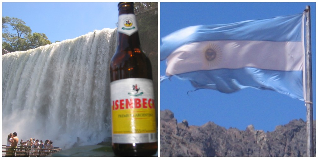 Argentina's Beer and Flag