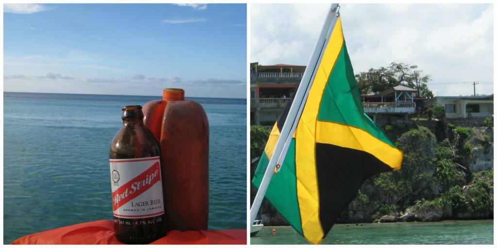 Jamaica's Beer and Flag