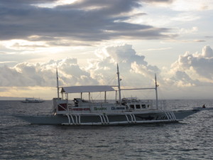 Dive boat style in the Philippines