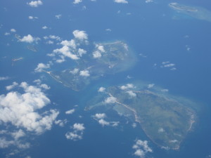 View of some of the 7,000+ Islands as I was flying from Manila to Cebu