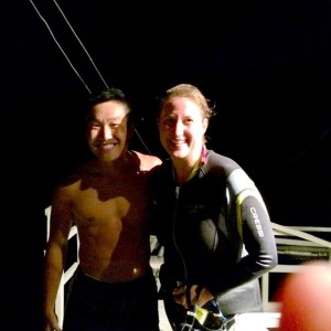 Winston was my dive buddy on many dives on Malapascua Island and this was our last night dive