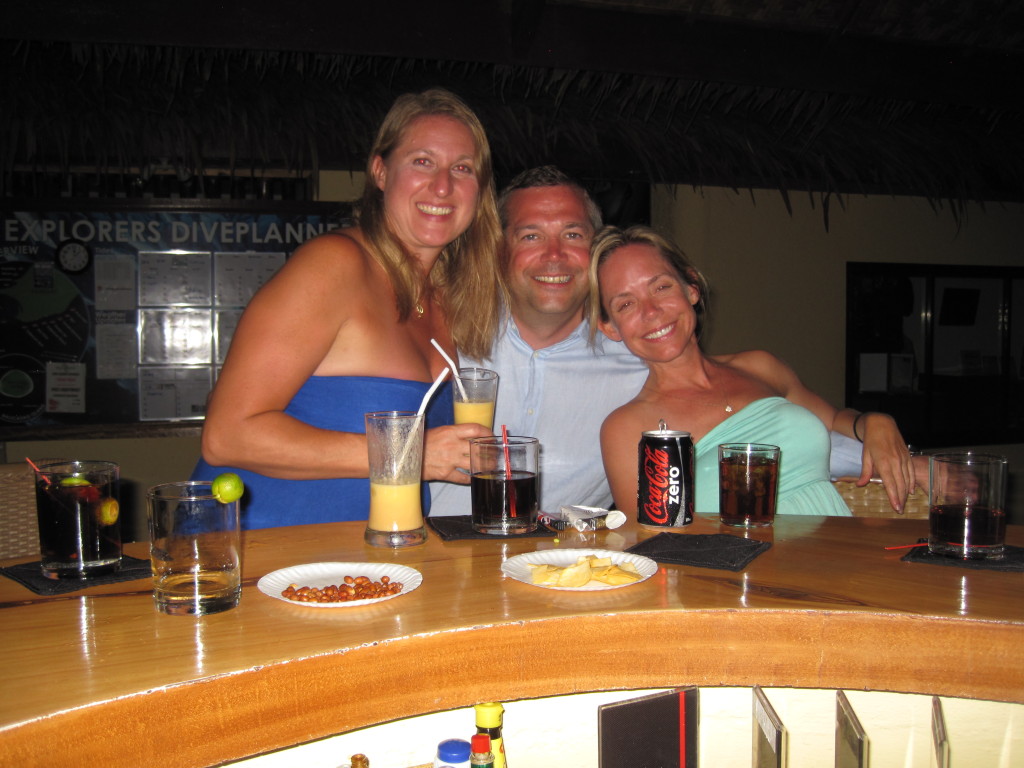 Last night in Bohol with Matt and Teresa