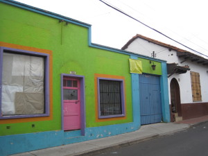 Colorful street in Usaquen
