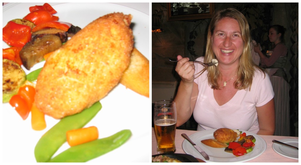 Real Chicken Kiev and the city of Kiev - it was delicious!