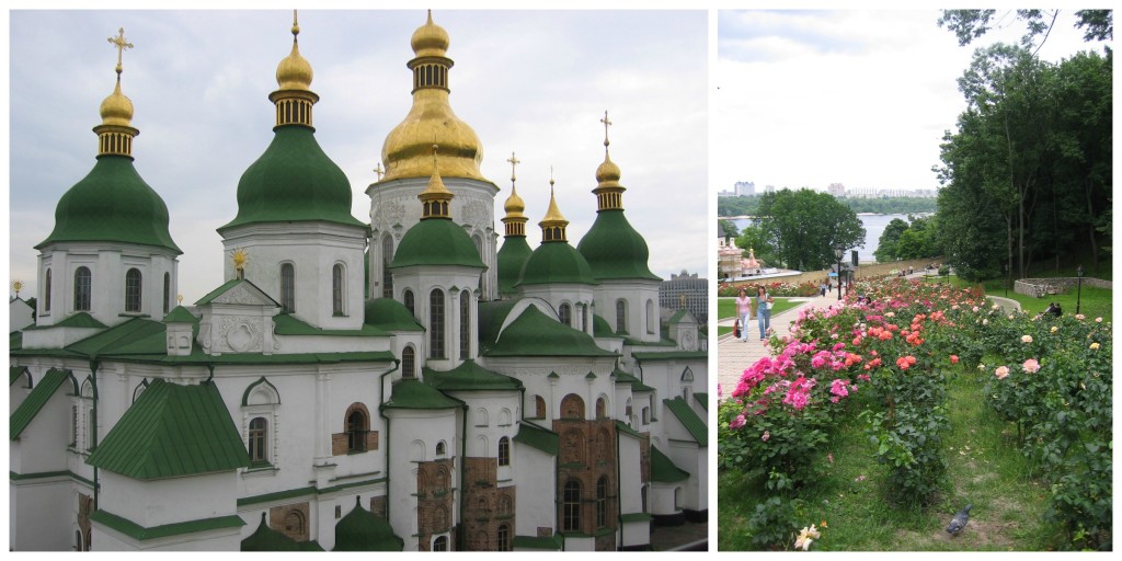 Caves Monastery and rose garden