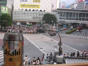 Japan_Tokyo_Shibuya crossing - Beer 1