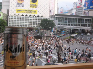Japan_Tokyo_Shibuya crossing - Beer 2