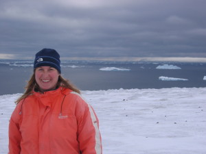 View from top of first day in Antartica