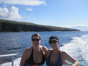 Jen and I enjoyed the water on the way out to Scuba and snorkle