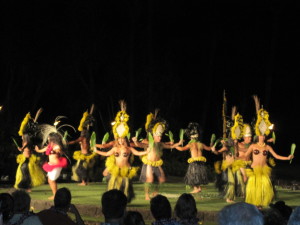 Dancing at Maui's Od Lahaina Luau