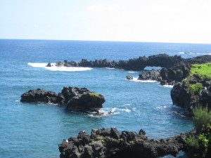 View from Black Sand beach
