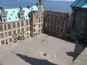 Helsingor Castle Interior courtyard