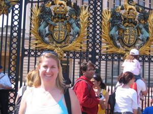 Missed changing of the guard, but got to stand in front of the gates