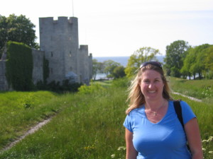 Outside the Walled city on the island of Gotland