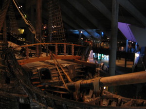 Top of the Vasa ship